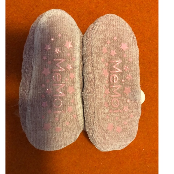 MeMoi pink shimmery plush knit slippers NWT - Picture 8 of 12